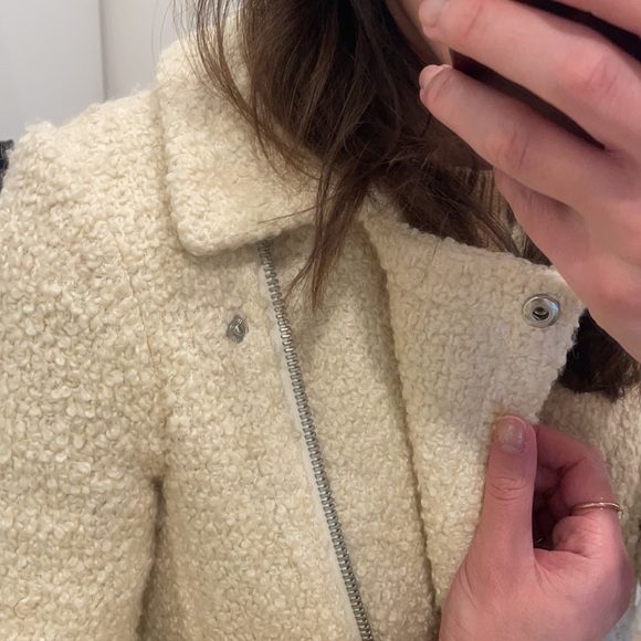 Club Monaco wool XS coat cream - Picture 3 of 10